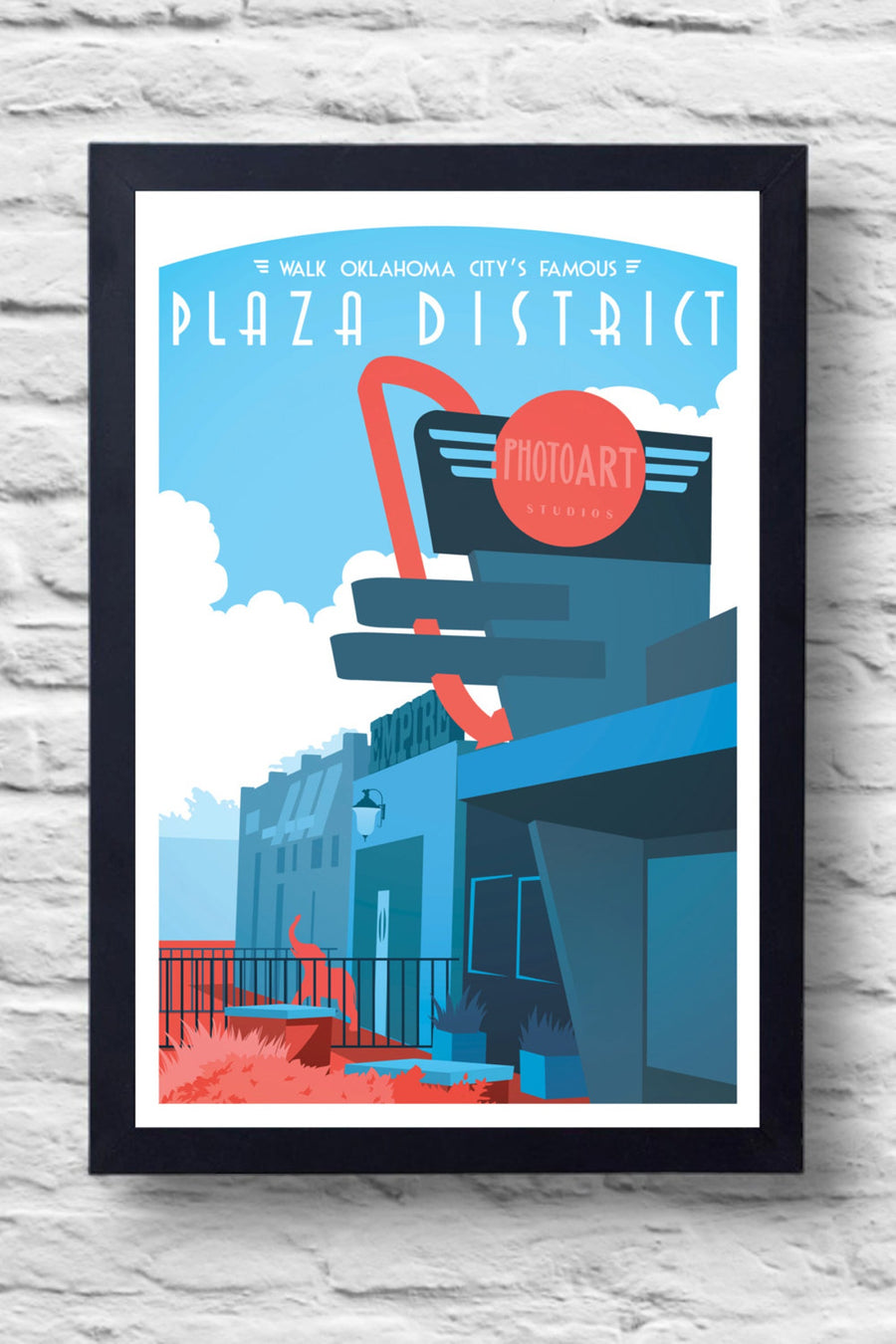 Plaza District Print || Greg White Illustrations