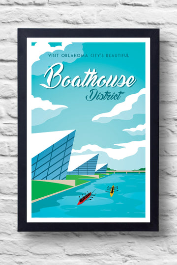 Boathouse District Print || Greg White Illustrations