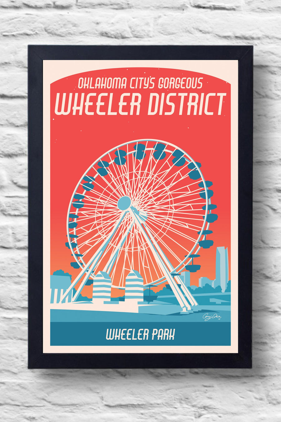 Wheeler District Print || Greg White Illustrations